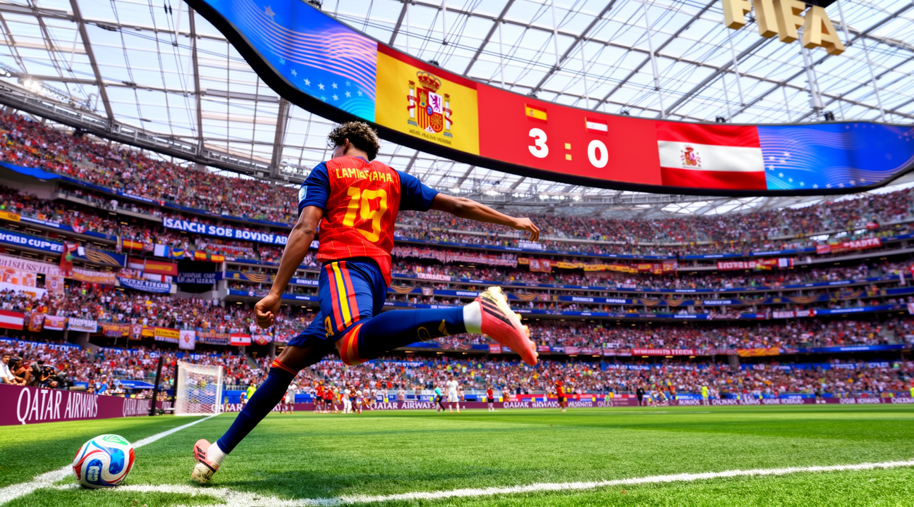 篮球博彩 - 西班牙3-0完胜奥地利！18岁小将拉米内·亚马尔：世界杯现在才开始 - 篮球博彩